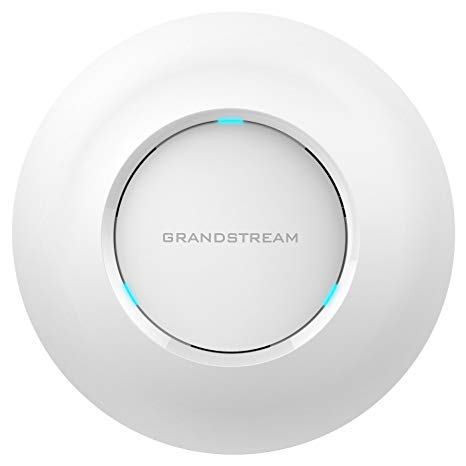 GRANDSTREAM_802.11ac Wave-2 Wi-Fi access point | Dual-band | 4×4:4 MU-MIMO | 2.33 Gbps throughput | 2 x GE ports | PoE or PoE+ | 200+ concurrent client | Up to 175-meter (GWN7630). No incluye adaptador de corriente.